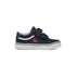 Sneakers blu navy in tessuto con logo a contrasto Benetton Prince Cvs Td, Scarpe Bambini, SKU s331500006, Immagine 0